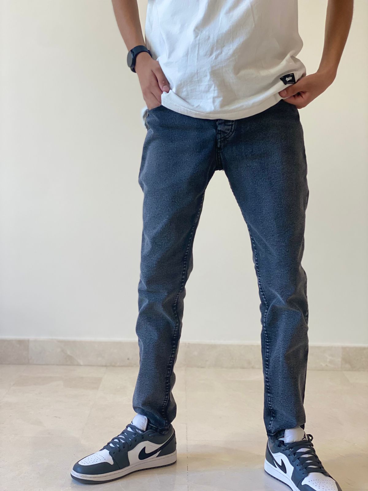 Dark Gray Skinny fit Jeans