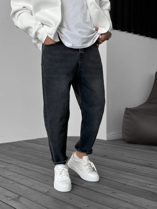 DARK GRAY BOYFRIEND JEAN