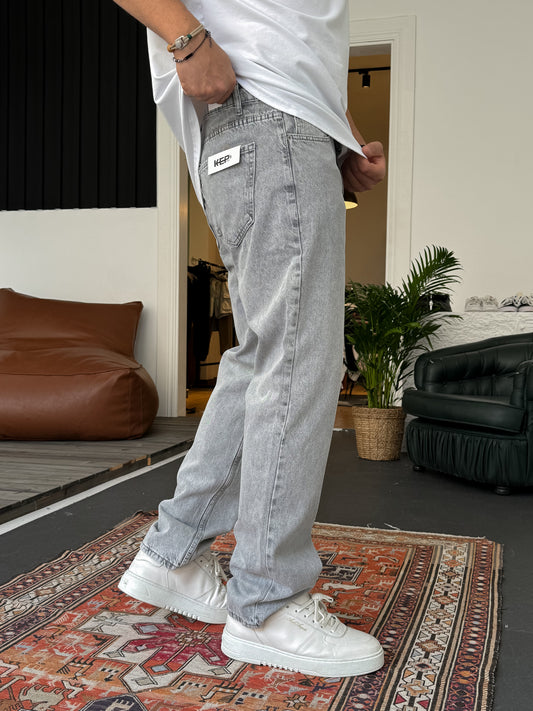 GRAY BAGGY JEAN
