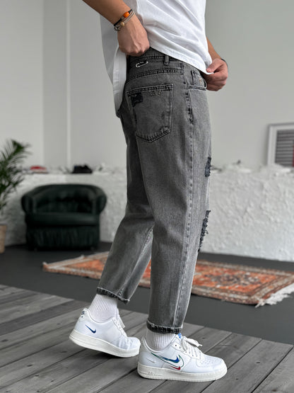 GRAY BOYFRIEND JEAN MEN