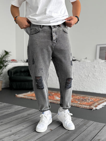 GRAY BOYFRIEND JEAN MEN