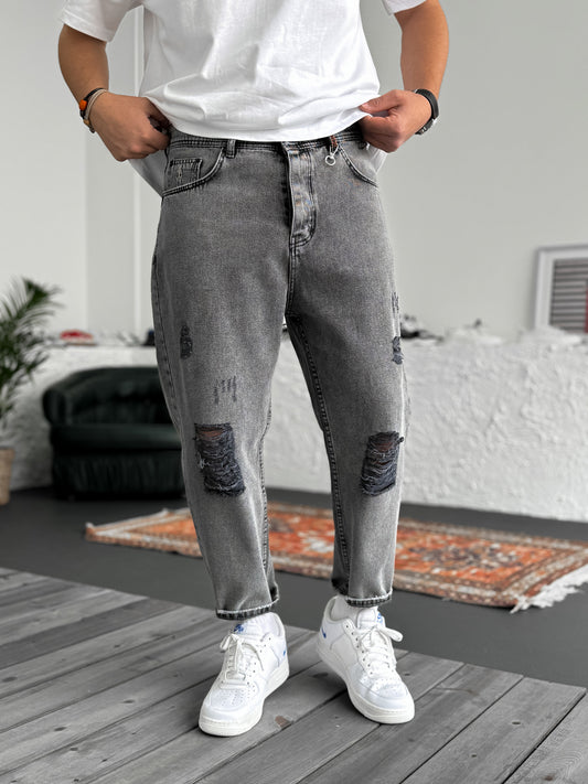GRAY BOYFRIEND JEAN MEN