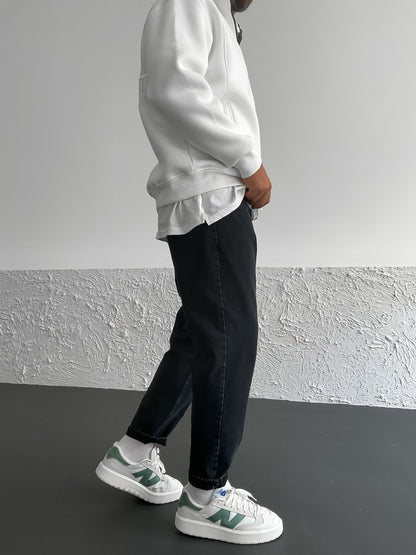 WASHED BLACK BOYFRIEND JEAN