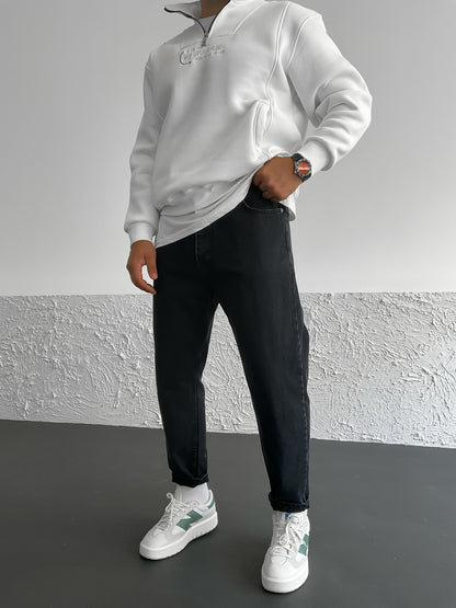 WASHED BLACK BOYFRIEND JEAN