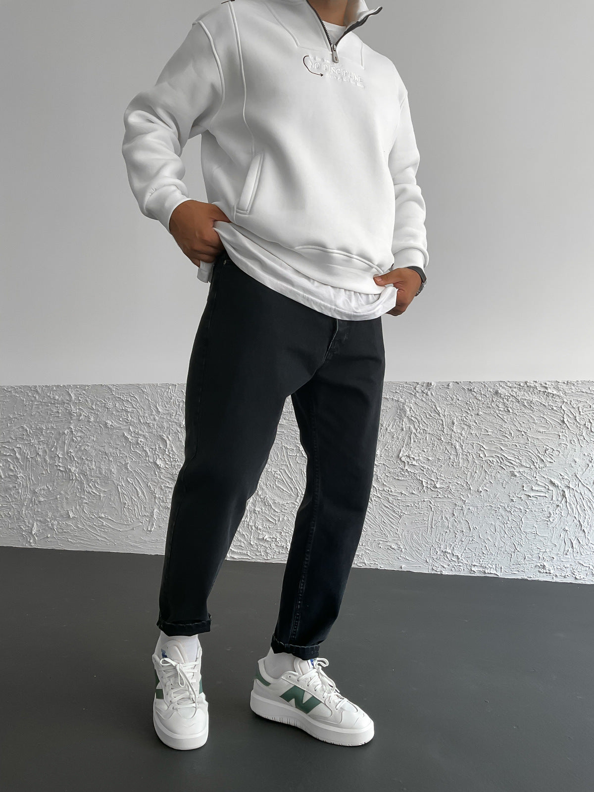 WASHED BLACK BOYFRIEND JEAN