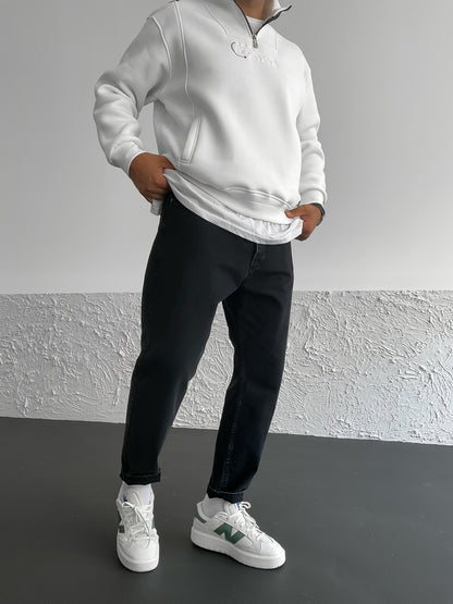 WASHED BLACK BOYFRIEND JEAN