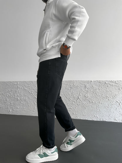 WASHED BLACK BOYFRIEND JEAN