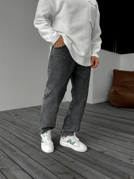DARK GRAY BAGGY JEAN
