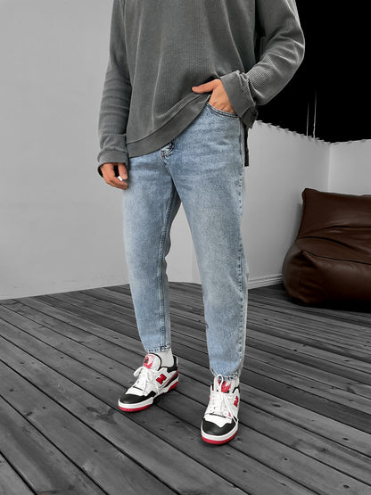 WASHED BLUE ICE BOYFRIEND JEAN